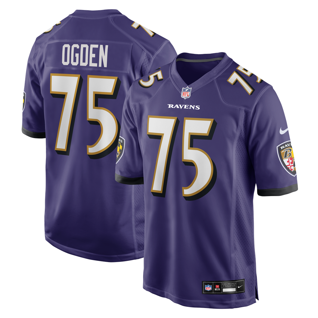 Jonathan Ogden Baltimore Ravens Nike Purple Game Retired Player Jersey