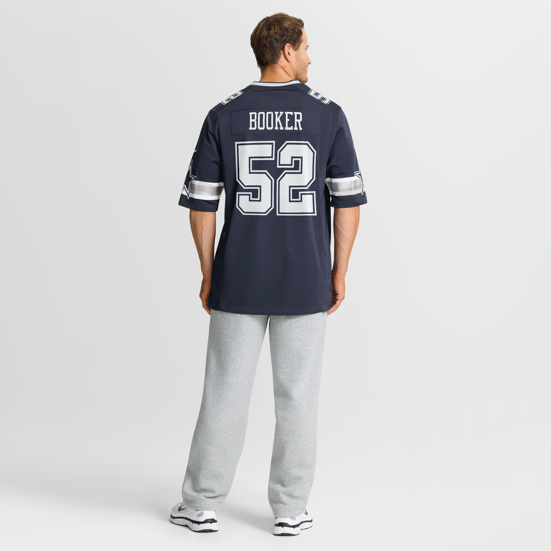Tyler Booker Dallas Cowboys Nike Navy Team Game Jersey