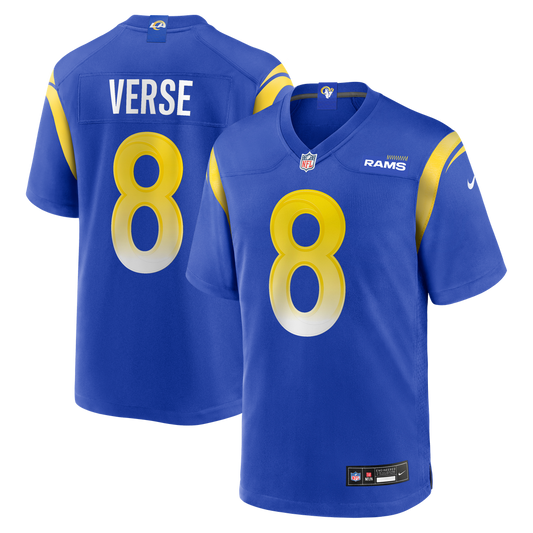 Jared Verse Los Angeles Rams Nike Royal Player Game Jersey
