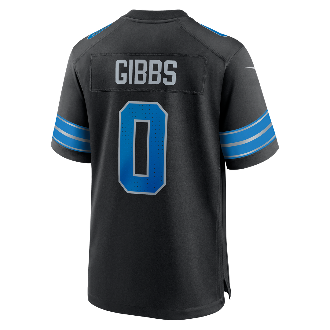 Jahmyr Gibbs Detroit Lions Nike White Game Player Jersey