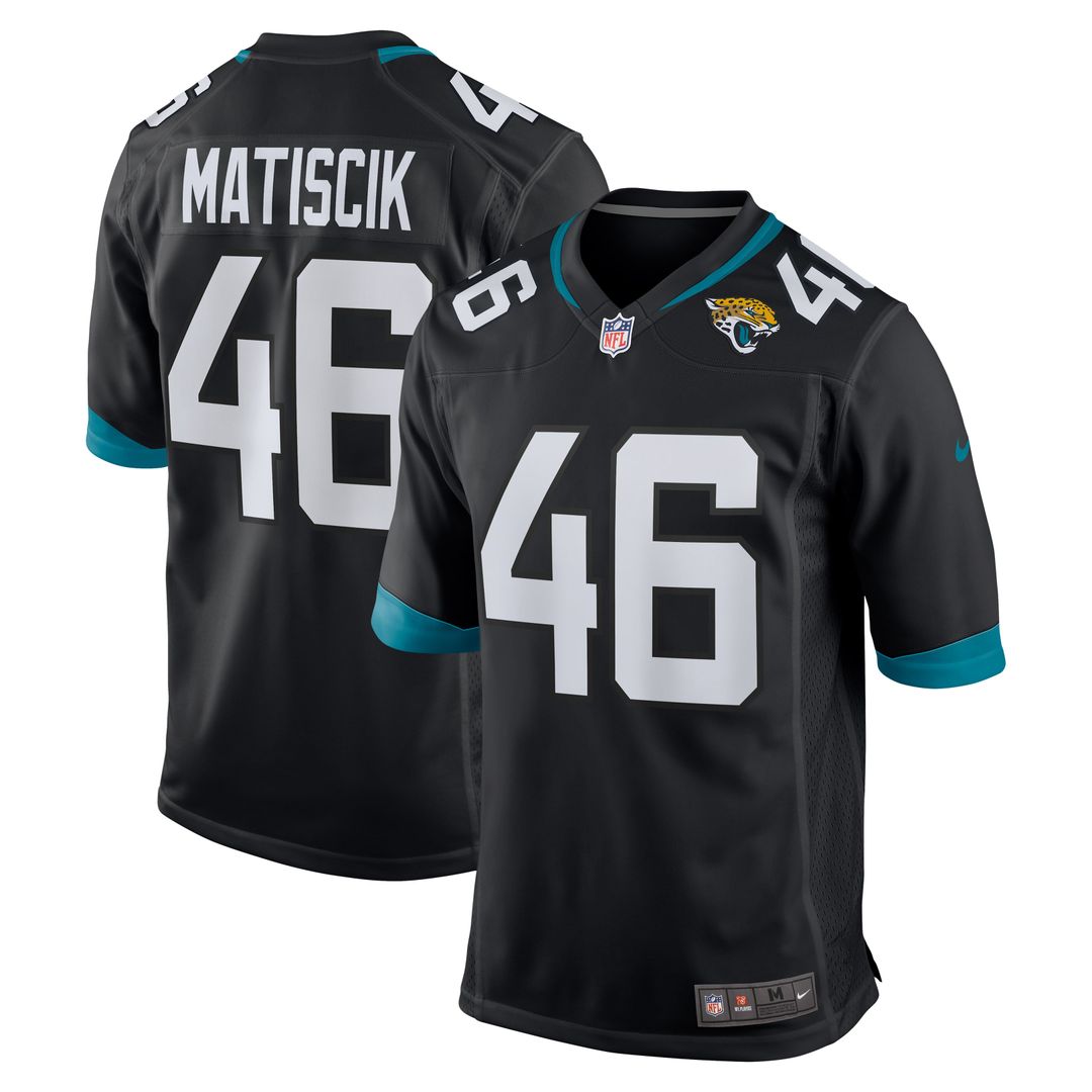 Ross Matiscik Jacksonville Jaguars Nike Teal Game Jersey