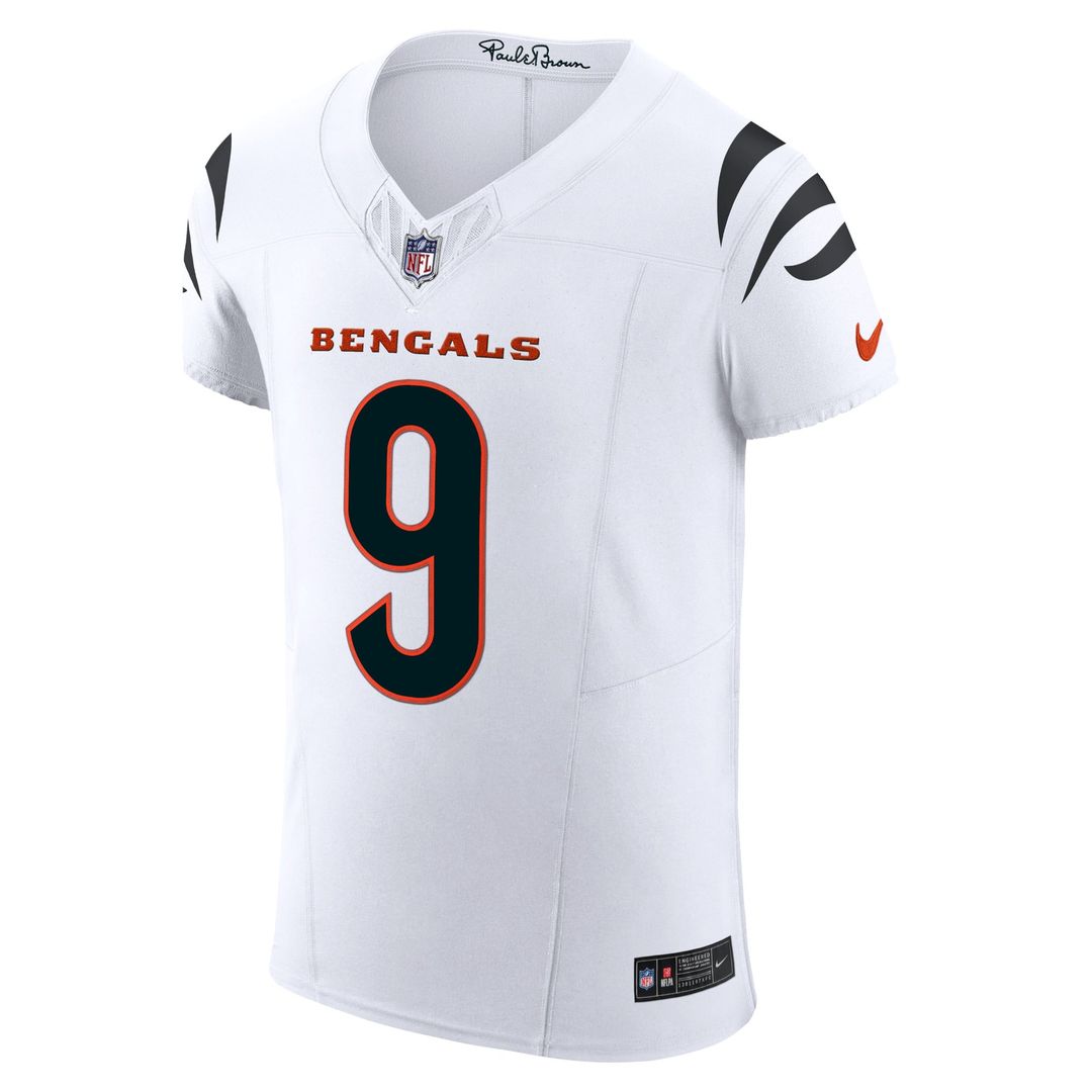 Joe Burrow Cincinnati Bengals Nike White Vapor F.U.S.E. Elite Jersey