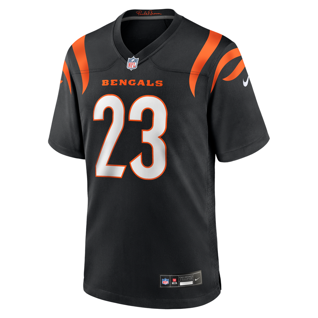 Daxton Hill Cincinnati Bengals Nike Black Player Game Jersey