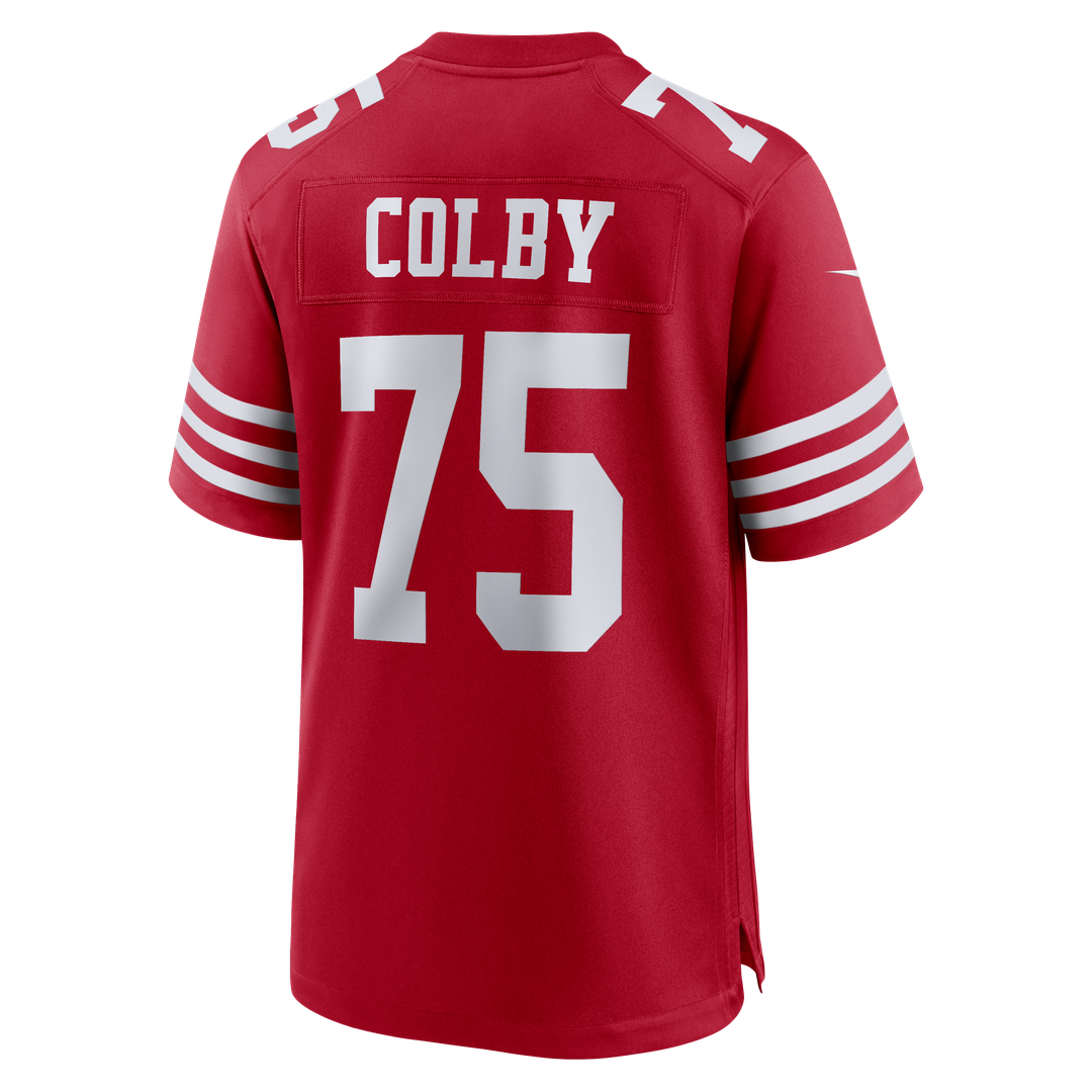 Connor Colby San Francisco 49ers Nike Scarlet Team Game Jersey