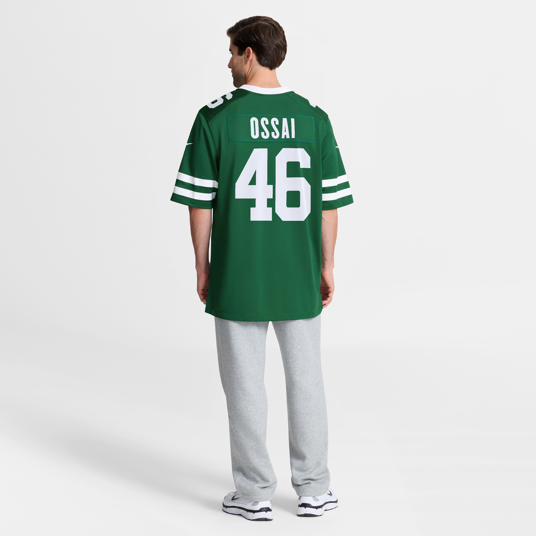 Joseph Ossai New York Jets Nike Legacy Green Team Game Jersey