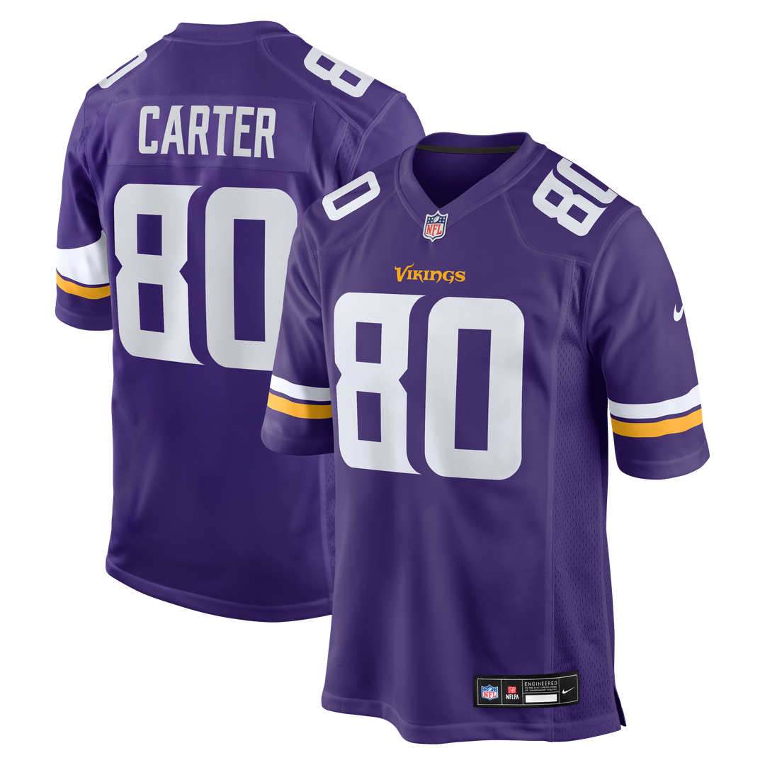 Cris Carter Minnesota Vikings Nike Purple Game Retired Player Jersey