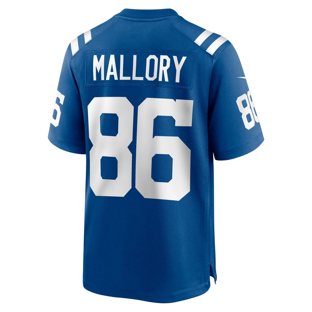 Will Mallory Indianapolis Colts Nike Royal Team Game Jersey