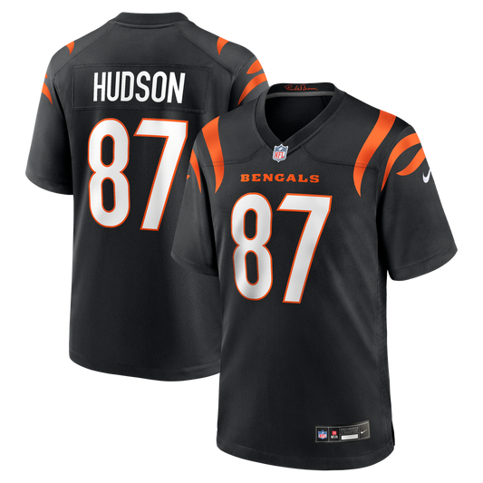 Tanner Hudson Cincinnati Bengals Nike Black Home Game Player Jersey