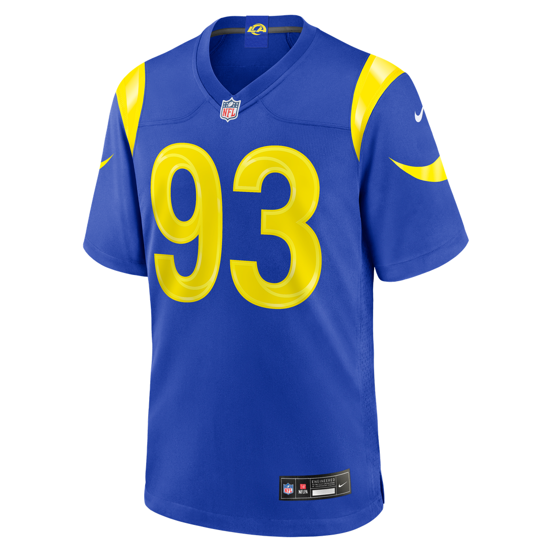 Bill Norton Los Angeles Rams Nike Royal Team Game Jersey