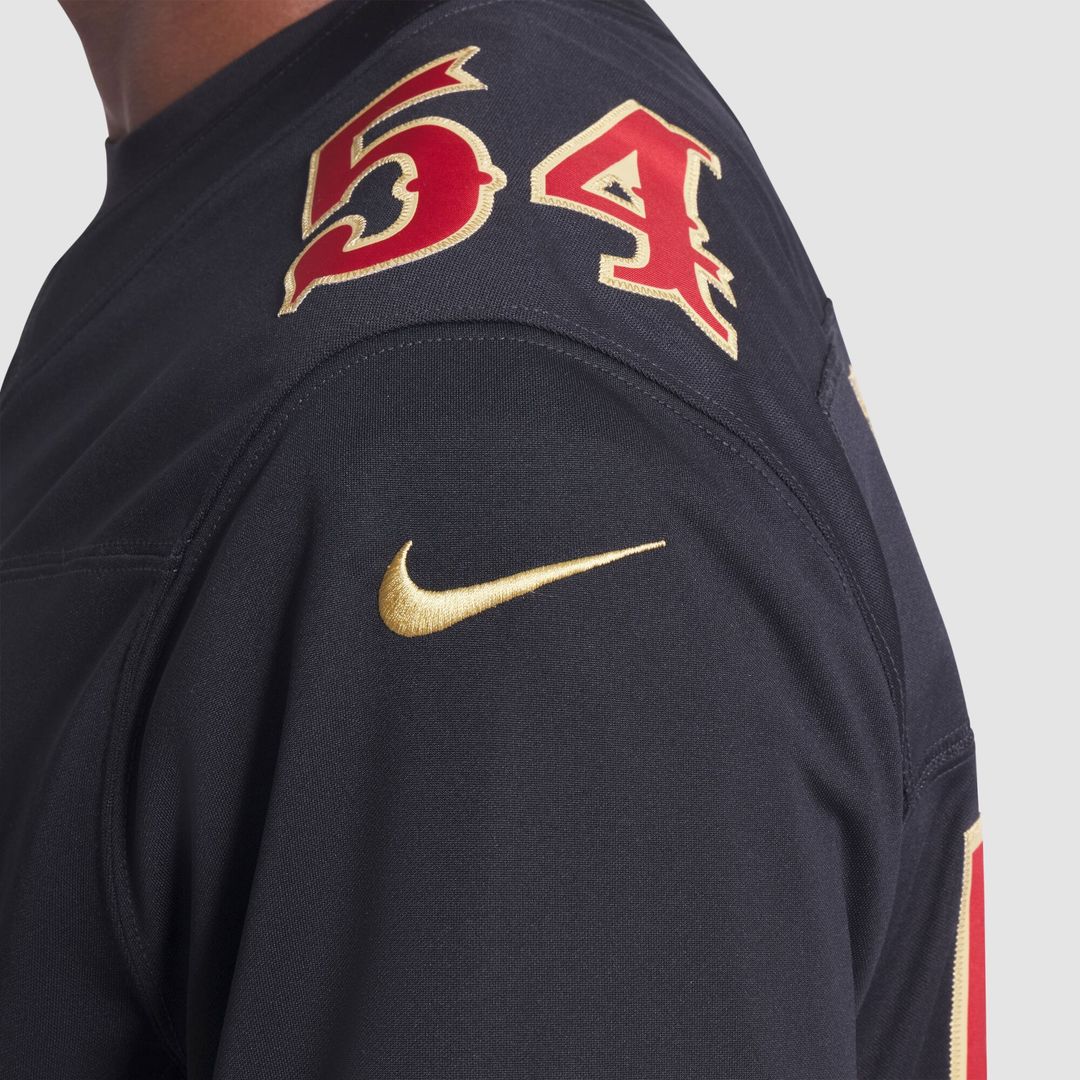 Fred Warner San Francisco 49ers Nike Black Rivalries Collection Stitched Limited Jersey
