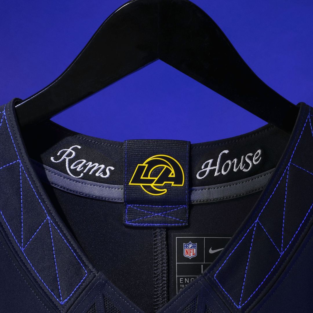 Kyren Williams Los Angeles Rams Nike Dark Blue Rivalries Collection Stitched Limited Jersey