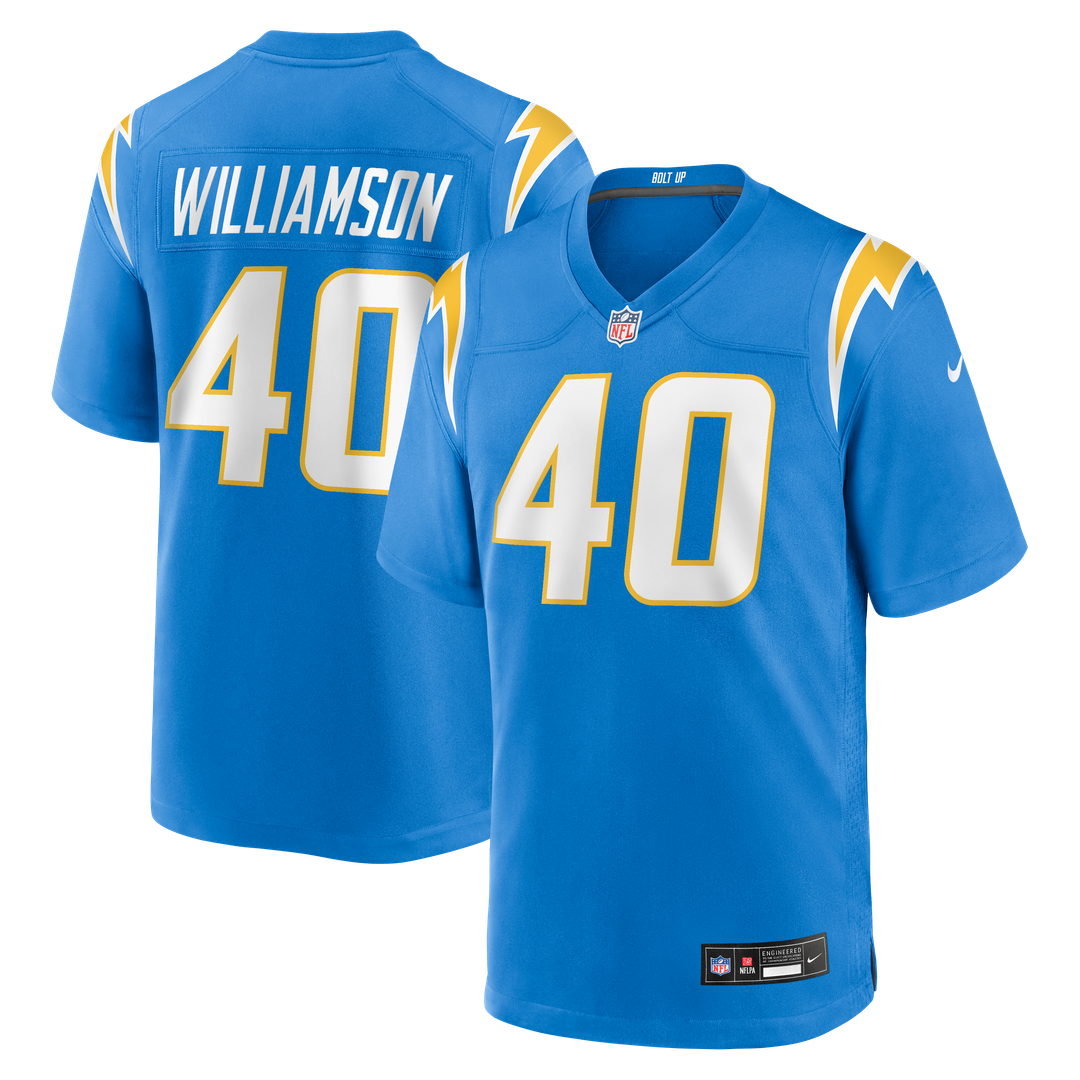Kendall Williamson Los Angeles Chargers Nike Powder Blue Team Game Jersey