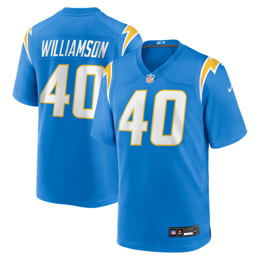 Kendall Williamson Los Angeles Chargers Nike Powder Blue Team Game Jersey
