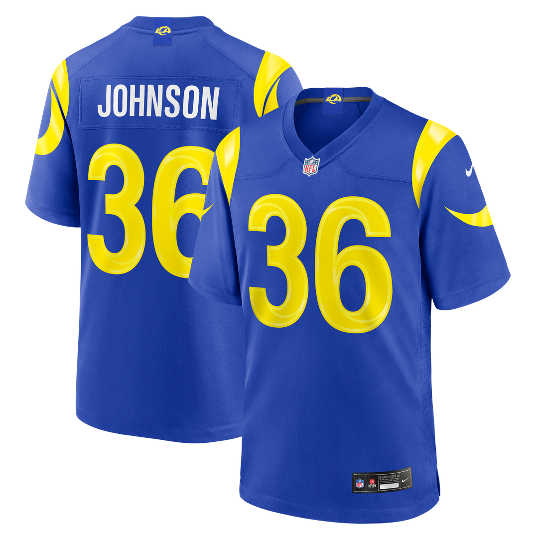 Alex Johnson Los Angeles Rams Nike Royal Team Game Jersey