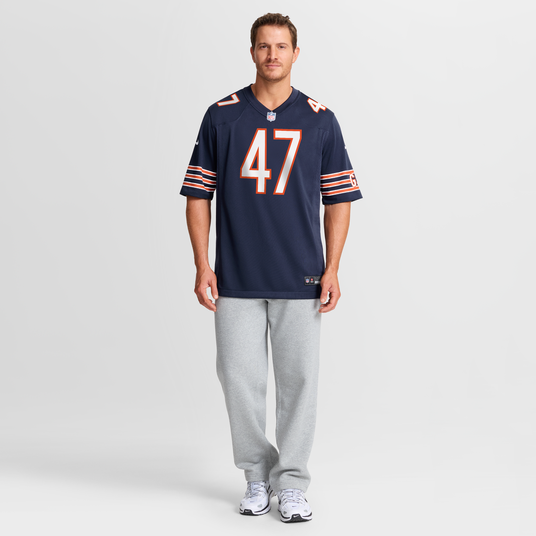 Ruben Hyppolite II Chicago Bears Nike Navy Team Game Jersey