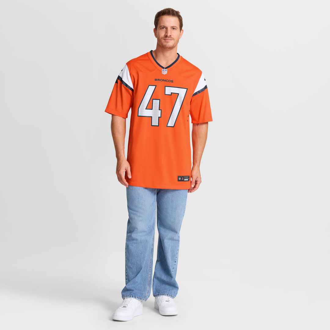 Karene Reid Denver Broncos Nike Orange Team Game Jersey