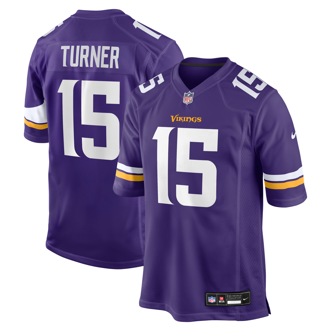 Dallas Turner Minnesota Vikings Nike Purple Game Jersey