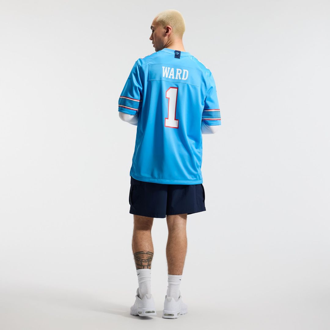 Cameron Ward Tennessee Titans Nike Light Blue Game Jersey