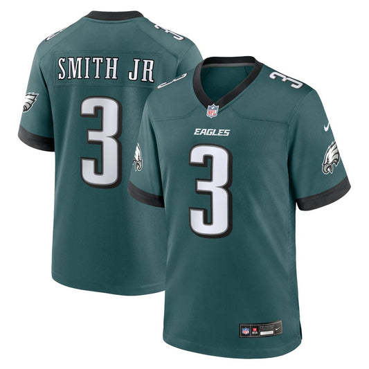 Nolan Smith Philadelphia Eagles Nike Midnight Green Team Game Jersey