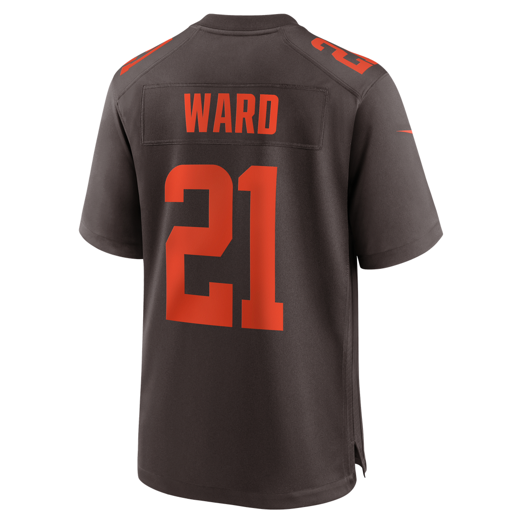 Denzel Ward Cleveland Browns Nike Brown Alpha Dawg Game Jersey