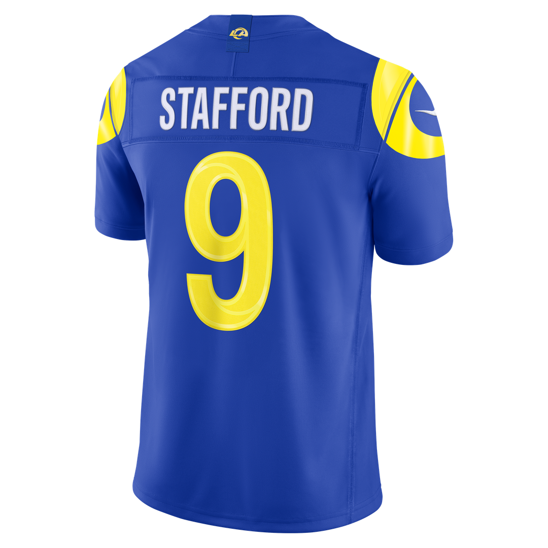 Matthew Stafford Los Angeles Rams Nike Royal Team Vapor F.U.S.E. Stitched Limited Jersey