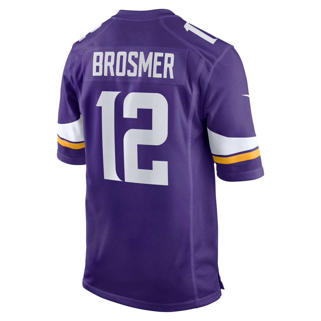 Max Brosmer Minnesota Vikings Nike Purple Team Game Jersey
