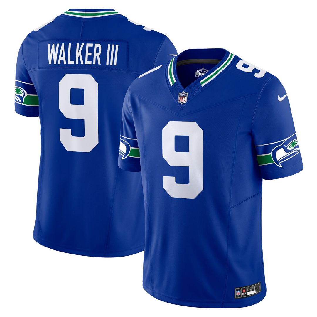 Kenneth Walker III Seattle Seahawks Nike Royal Vapor F.U.S.E. Limited Jersey