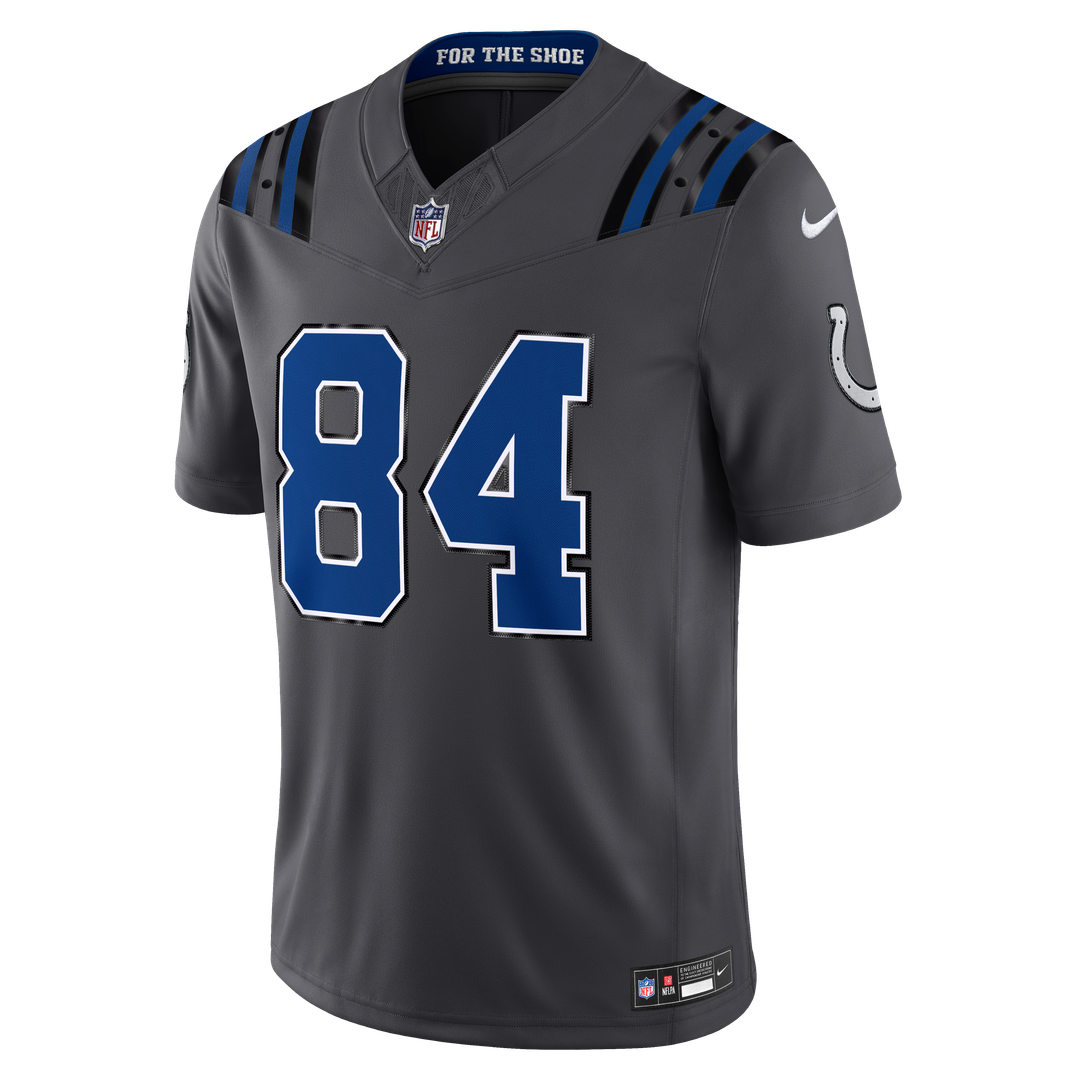 Tyler Warren Indianapolis Colts Nike Anthracite 2026 Rivalries Collection Stitched Limited Jersey
