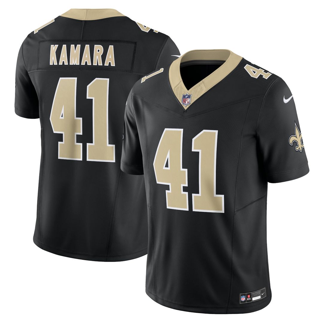 Alvin Kamara New Orleans Saints Nike Black Vapor F.U.S.E. Limited Jersey