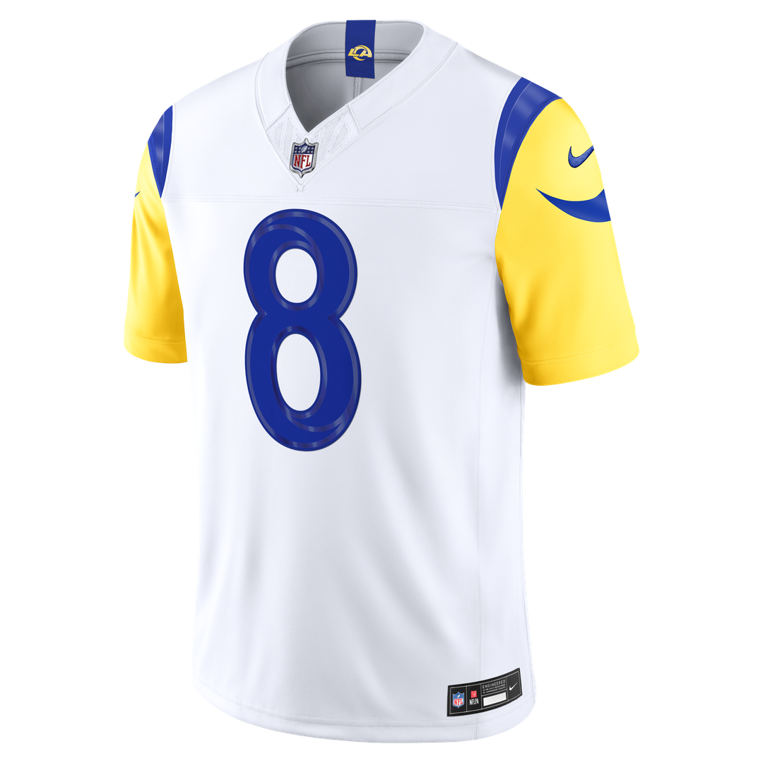 Jared Verse Los Angeles Rams Nike White Vapor F.U.S.E. Stitched Limited Jersey