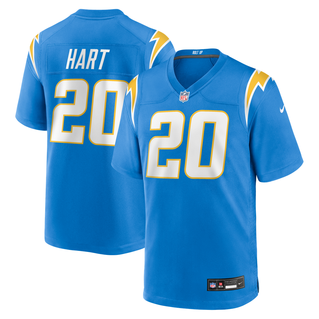 Cam Hart Los Angeles Chargers Nike Powder Blue Team Game Jersey