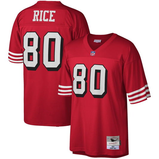 Jerry Rice San Francisco 49ers Mitchell & Ness Scarlet Legacy Replica Jersey
