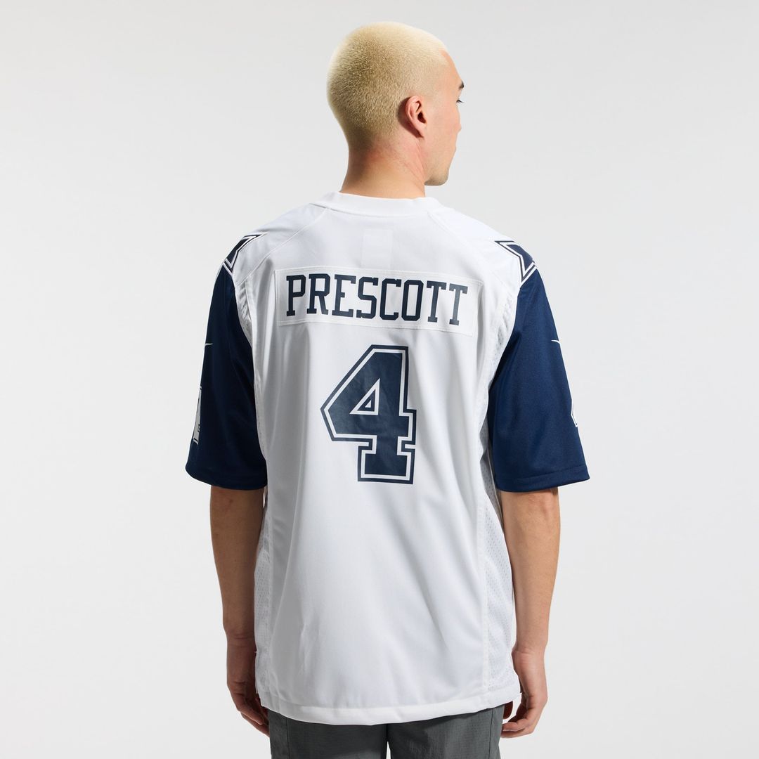 Dak Prescott Dallas Cowboys Nike White Alternate Game Team Jersey