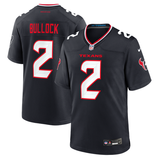 Calen Bullock Houston Texans Nike Navy Team Game Jersey