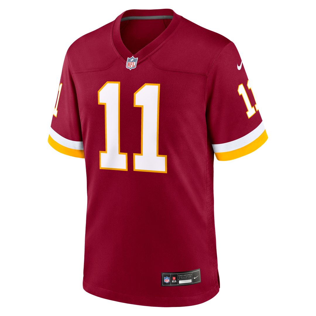 Luke McCaffrey Washington Commanders Nike Black Hail Raiser Alternate Game Jersey