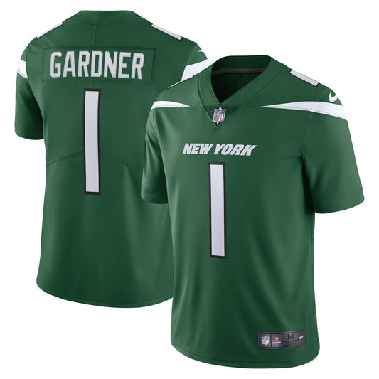 Ahmad Sauce Gardner New York Jets Nike Green Vapor Limited Jersey