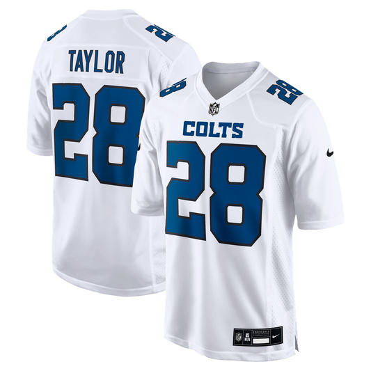 Jonathan Taylor Indianapolis Colts Nike Tundra White Fashion Game Jersey