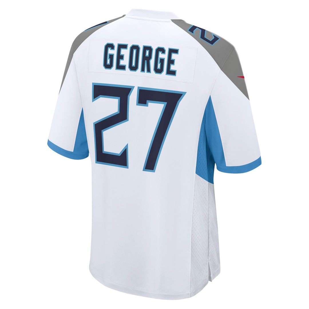 Eddie George Tennessee Titans Nike White Retired Player Game Jersey