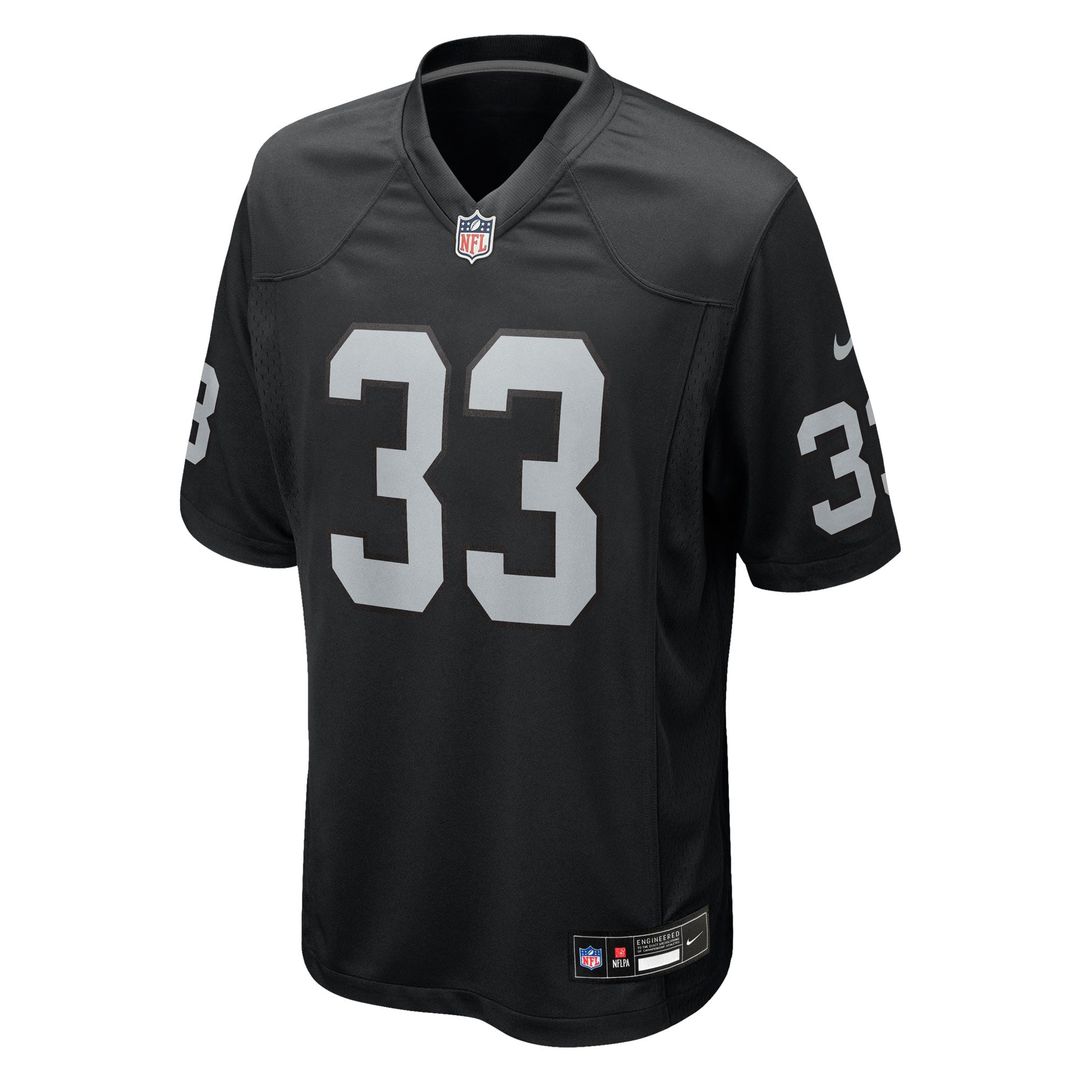 Jamal Adams Las Vegas Raiders Nike Black Team Game Jersey