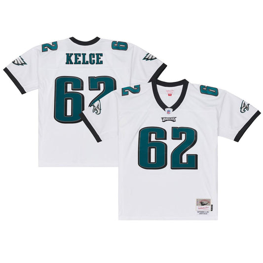 Jason Kelce Philadelphia Eagles Mitchell & Ness White 2011 Legacy Replica Player Jersey