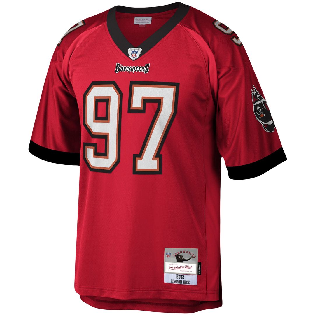 Simeon Rice Tampa Bay Buccaneers Mitchell & Ness Red Legacy Replica Jersey