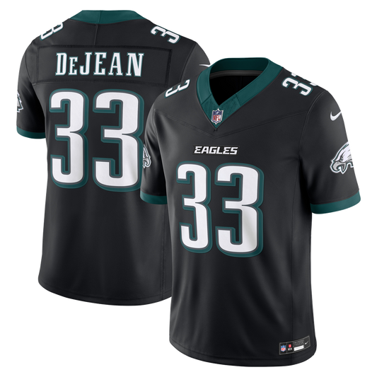 Cooper DeJean Philadelphia Eagles Nike Black Alternate Vapor F.U.S.E. Stitched Limited Jersey