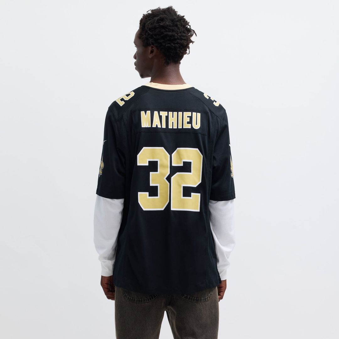 Tyrann Mathieu New Orleans Saints Nike Black Game Jersey