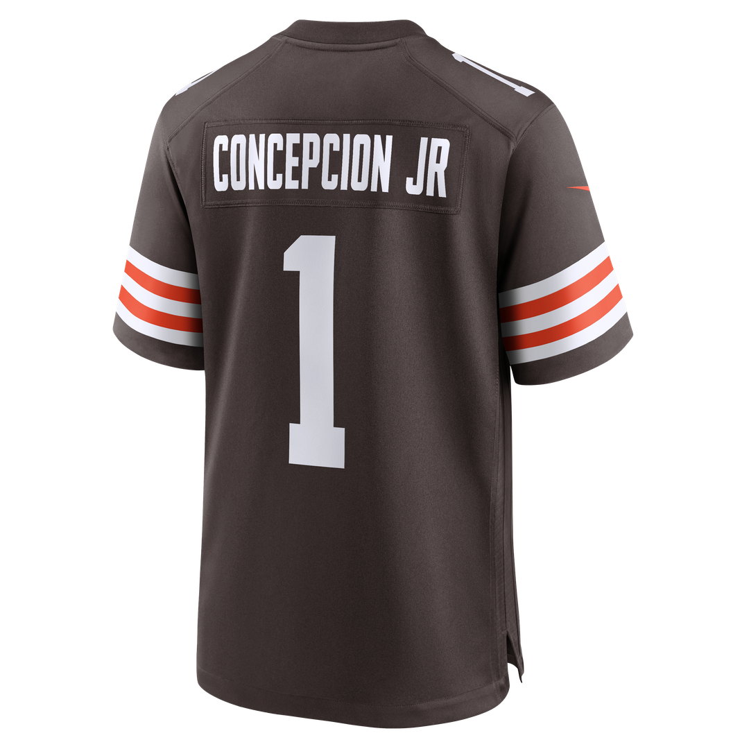 KC Concepcion Jr. Cleveland Browns Nike Brown Team Game Jersey