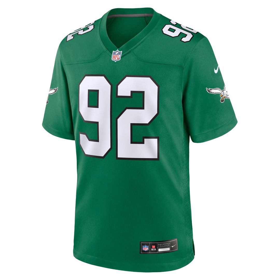Reggie White Philadelphia Eagles Nike Kelly Green Retired Player Alternate Game Jersey