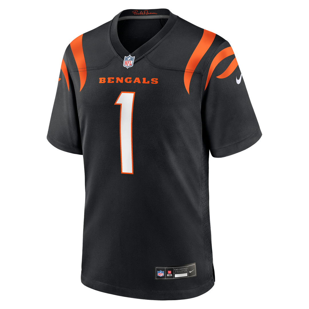 Ja'Marr Chase Cincinnati Bengals Nike Black Game Jersey