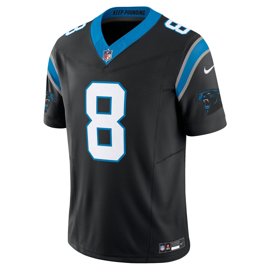 Jaycee Horn Carolina Panthers Nike Black Vapor F.U.S.E. Limited Jersey