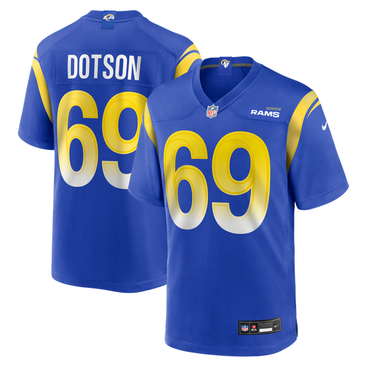 Kevin Dotson Los Angeles Rams Nike Royal Game Jersey