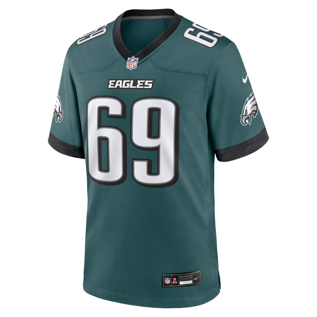 Landon Dickerson Philadelphia Eagles Nike Midnight Green Team Game Jersey