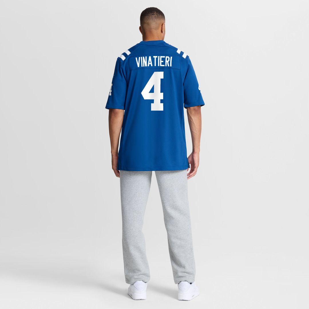 Adam Vinatieri Indianapolis Colts Nike Royal Team Retired Game Jersey